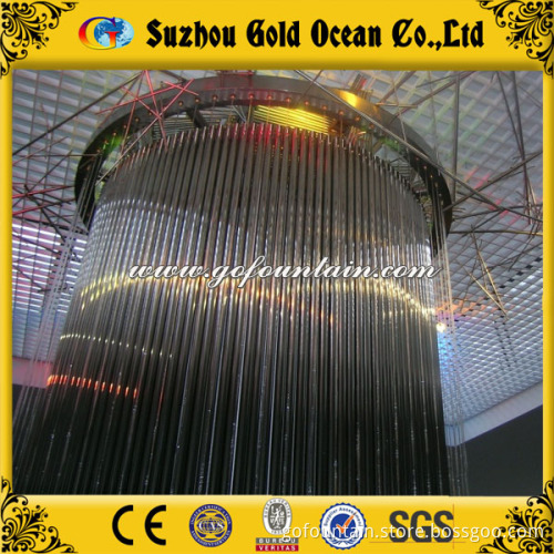 Indoor Stainless Steel Water Rain Linear Water Curtain